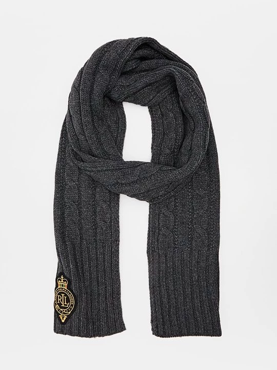 Obrázek produktu Šála Lauren Ralph Lauren antracitová