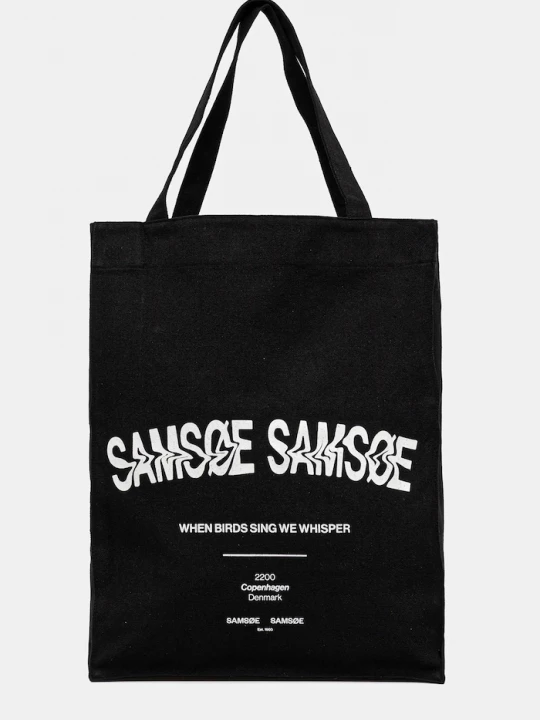 Obrázek produktu Samsoe Samsoe Bavlněná kabelka Samsoe Samsoe SAPRINT Samsøe Samsøe černá