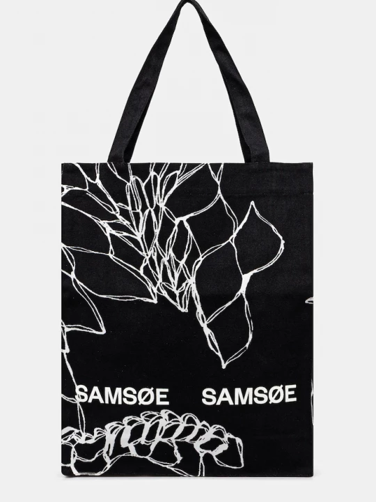 Obrázek produktu Samsoe Samsoe Bavlněná kabelka Samsoe Samsoe SAPRINT Samsøe Samsøe černá