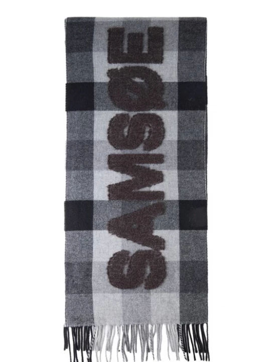 Obrázek produktu Samsøe Samsøe Šála šedá / tmavě šedá / černá