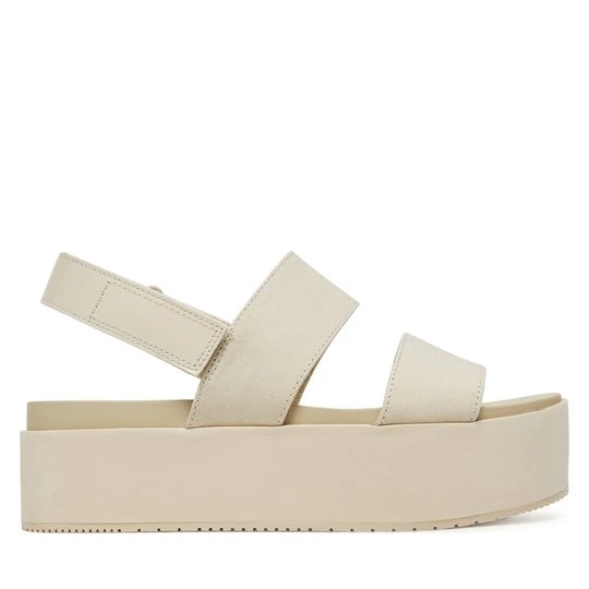 Obrázek produktu Sandály Calvin Klein Jeans Flatform Sandal Sling In YW0YW01788 Écru Krémová