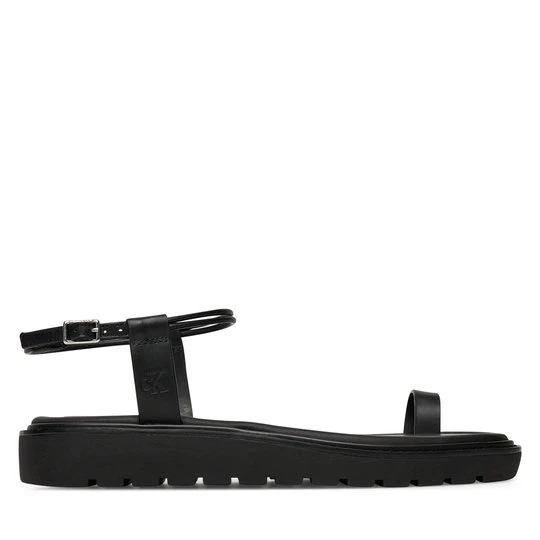 Obrázek produktu Sandály Calvin Klein Jeans Rope Toe Post Sandal Lth Mg YW0YW01893 Černá