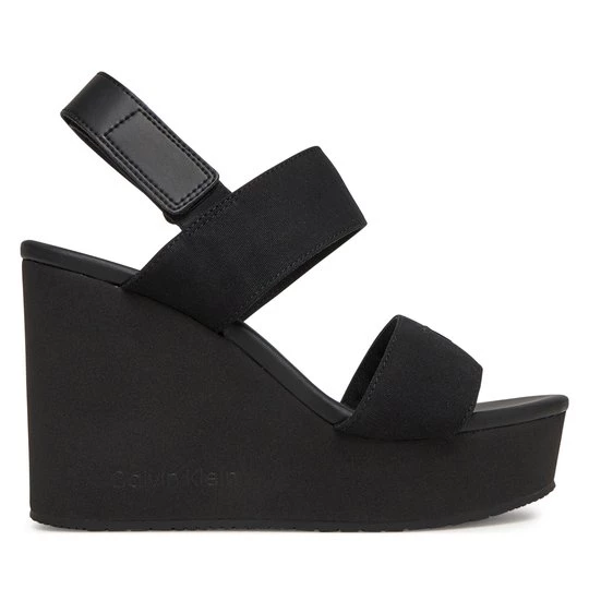 Obrázek produktu Sandály Calvin Klein Jeans Wedge Sandal Webbing In YW0YW01790 Černá