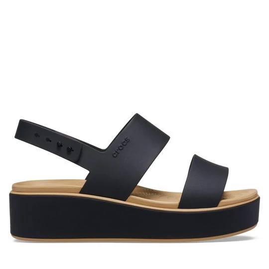 Obrázek produktu Sandály Crocs Brooklyn Matte Wrap Low Wedge 211802 Černá
