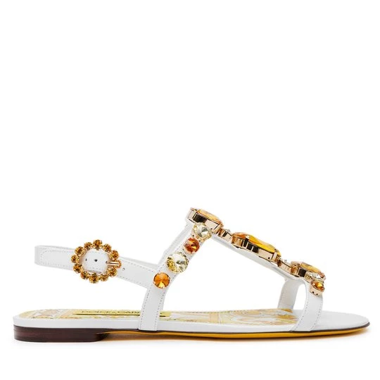 Obrázek produktu Sandály Dolce&Gabbana CQ0601 AT848 Bílá Dolce & Gabbana