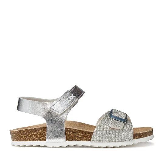 Obrázek produktu Sandály Geox J Adriel Girl J028MC 0BNEW C1007 S Stříbrná