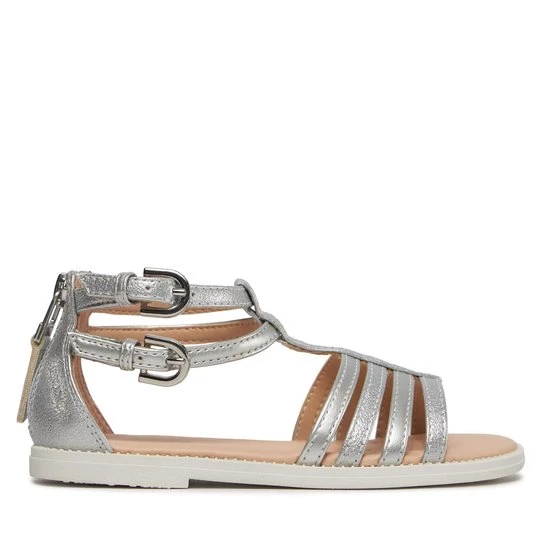 Obrázek produktu Sandály Geox J Sandal Karly Girl J7235D 0QDAJ C1007 S Stříbrná