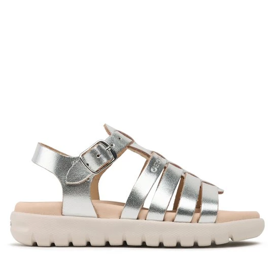Obrázek produktu Sandály Geox J Sandal Soleima Gir J35GSB000CFC1007 M Stříbrná