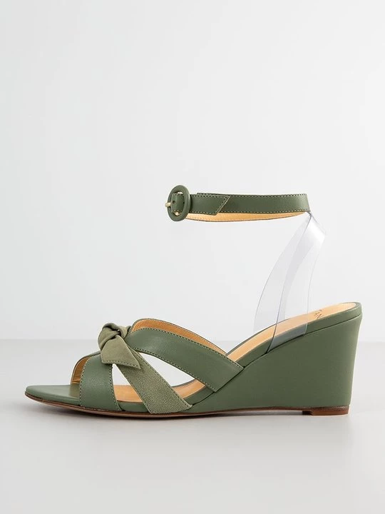 Obrázek produktu Sandály na klínu Alexandre Birman olivová