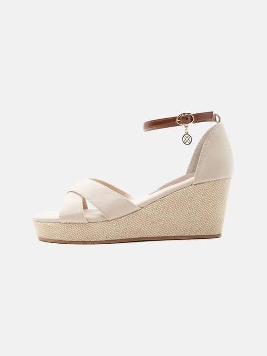Obrázek produktu Sandály na klínu Anna Field By Zalando béžová