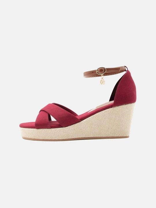 Obrázek produktu Sandály na klínu Anna Field By Zalando bordeaux