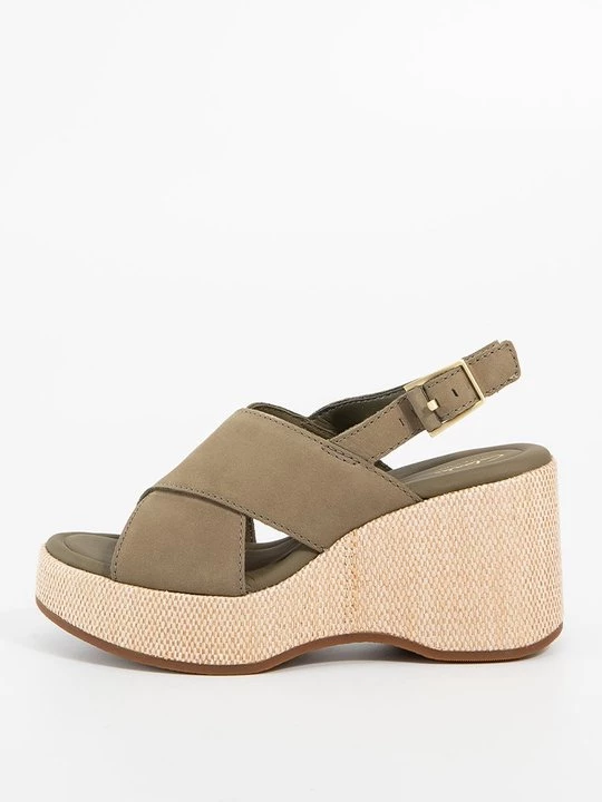 Obrázek produktu Sandály na klínu Clarks olivová