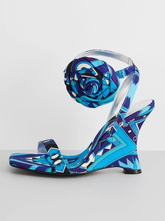 Obrázek produktu Sandály na klínu Jeffrey Campbell modrá