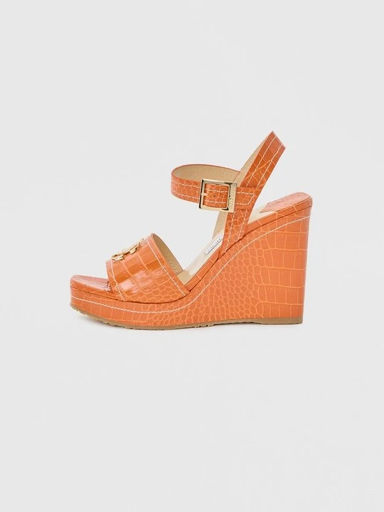 Obrázek produktu Sandály na klínu Jimmy Choo oranžová