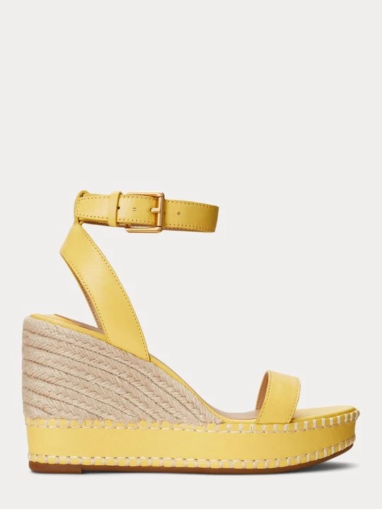 Obrázek produktu Sandály na klínu Lauren Ralph Lauren žlutá
