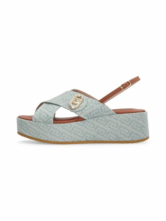 Obrázek produktu Sandály na klínu Liu Jo tmavomodrý denim