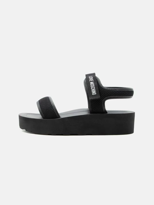 Obrázek produktu Sandály na klínu LOVE MOSCHINO černá