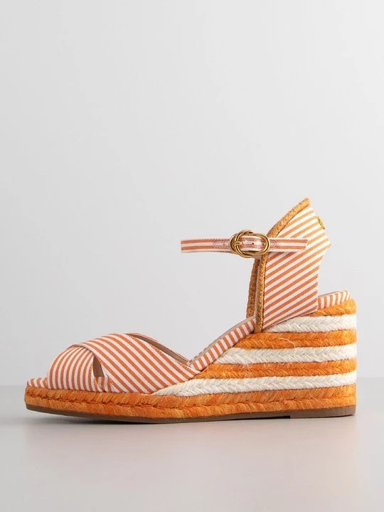 Obrázek produktu Sandály na klínu Stuart Weitzman oranžová