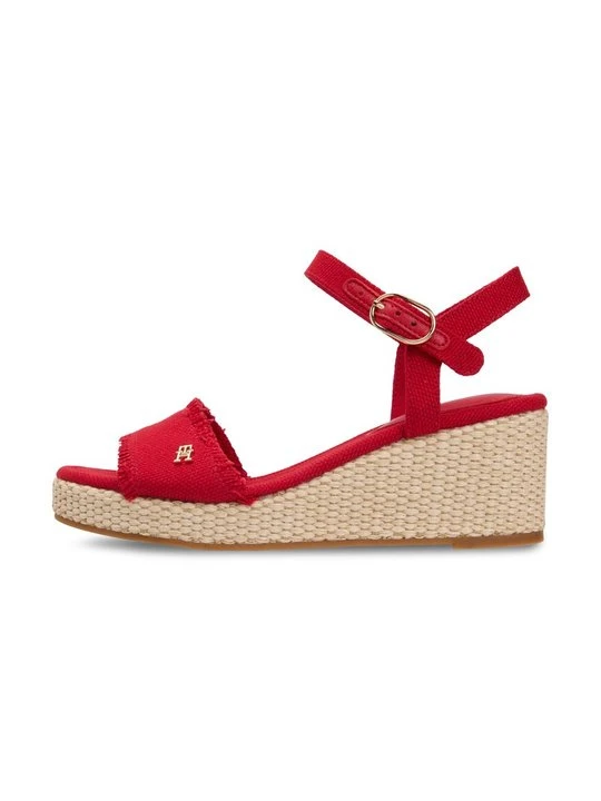Obrázek produktu Sandály na klínu Tommy Hilfiger červená
