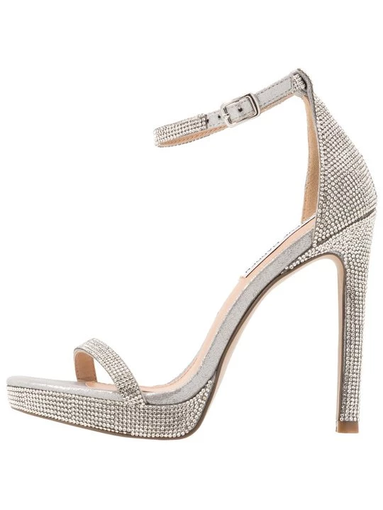 Obrázek produktu Sandály na platformě Steve Madden stříbrná barva