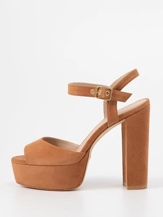 Obrázek produktu Sandály na platformě Stuart Weitzman světle hnědá