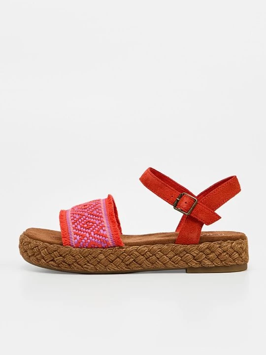 Obrázek produktu Sandály na platformě Toms červená
