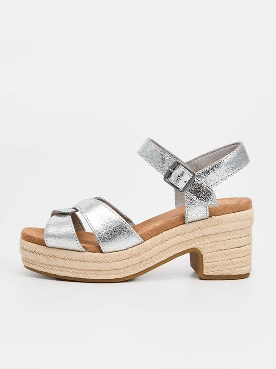 Obrázek produktu Sandály na platformě Toms stříbrná