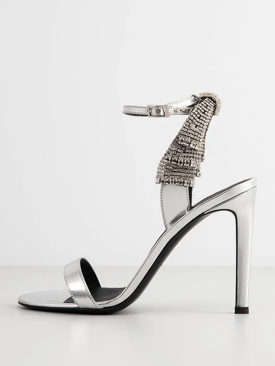 Obrázek produktu Sandály na vysokém podpatku Giuseppe Zanotti stříbrná barva