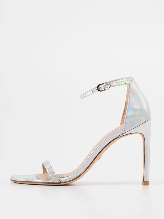Obrázek produktu Sandály na vysokém podpatku Stuart Weitzman stříbrná barva