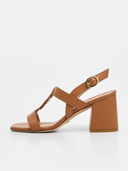 Obrázek produktu Sandály na vysokém podpatku Stuart Weitzman světle hnědá