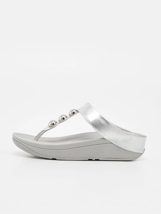 Obrázek produktu Sandály s odděleným palcem FitFlop stříbrná