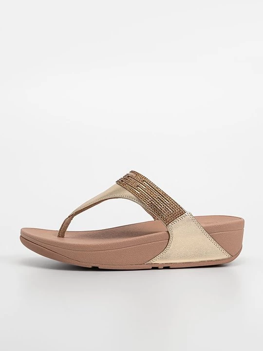 Obrázek produktu Sandály s odděleným palcem FitFlop zlatá barva