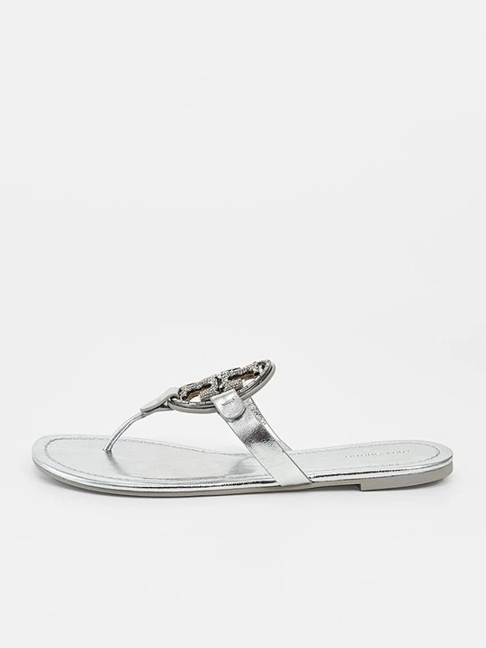 Obrázek produktu Sandály s odděleným palcem Tory Burch stříbrná barva