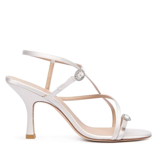 Obrázek produktu Sandály Stuart Weitzman Kensington Strappy Sandal 85 SN109 Krémová