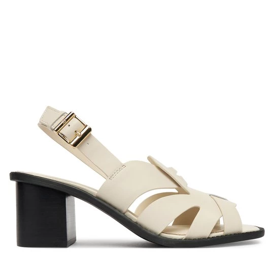 Obrázek produktu Sandály Tommy Hilfiger Cross Blocked Heel Sandal FW0FW09135 Bílá