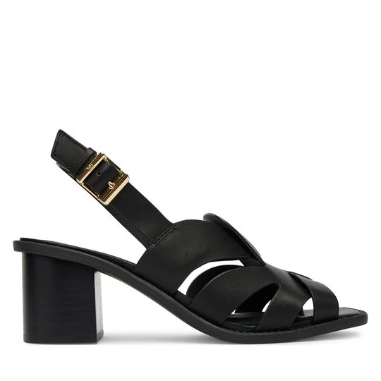 Obrázek produktu Sandály Tommy Hilfiger Cross Blocked Heel Sandal FW0FW09135 Černá