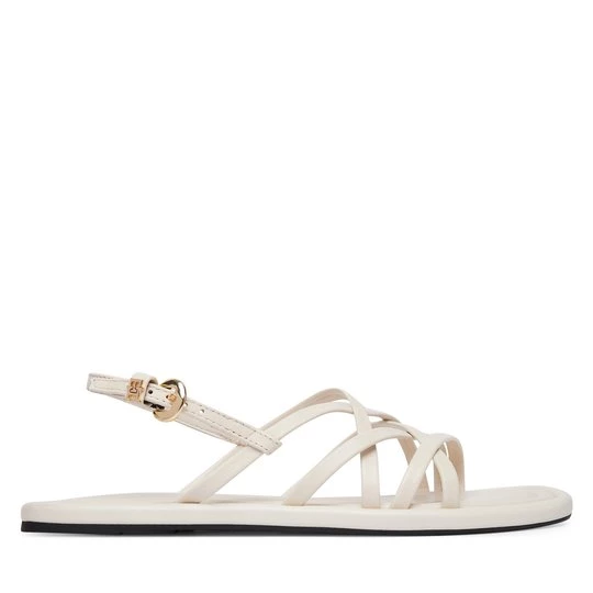 Obrázek produktu Sandály Tommy Hilfiger Flat Strappy FW0FW09220 Krémová