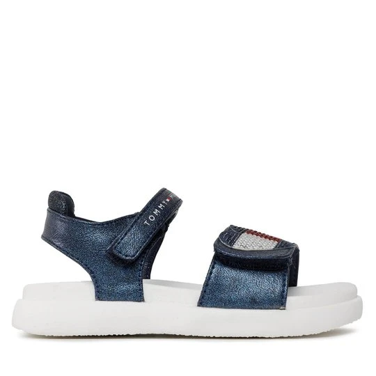 Obrázek produktu Sandály Tommy Hilfiger Strass Heart Velcro Sandal T1A2-32752-1367 S Tmavomodrá