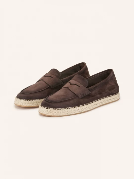 Obrázek produktu Santoni Espadrilles Carlo tmavě hnědá / béžová