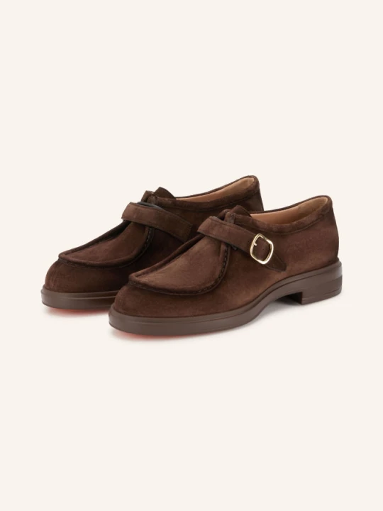 Obrázek produktu Santoni Mokasíny Easy tmavě hnědá / zlatá