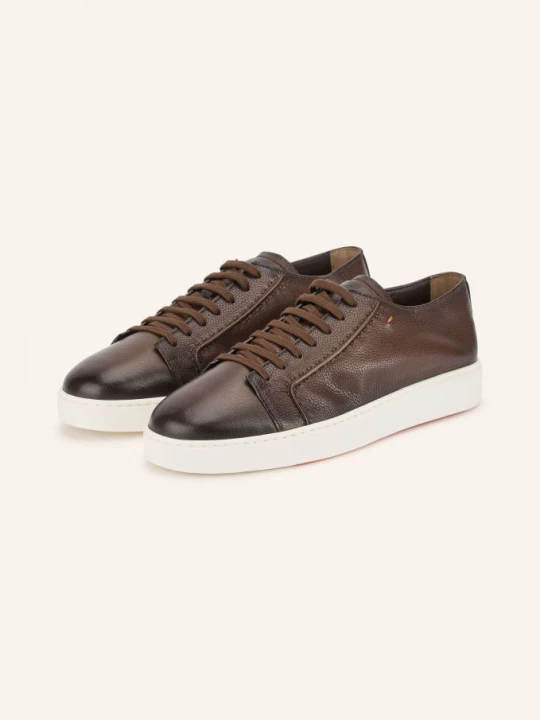 Obrázek produktu Santoni Sneakersy Clean tmavě hnědá