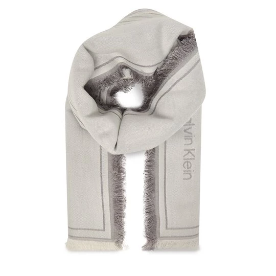 Obrázek produktu Šátek Calvin Klein Emblem Graphic Lw Square Scarf LV04F8073G Šedá