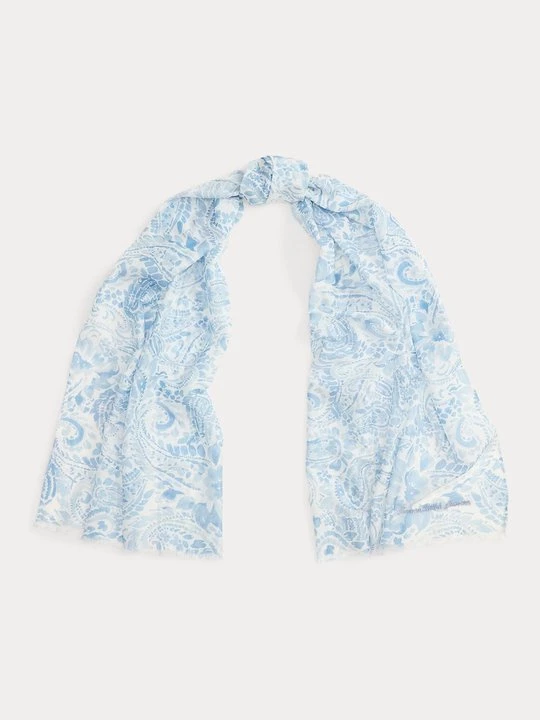 Obrázek produktu Šátek Lauren Ralph Lauren světle modrá