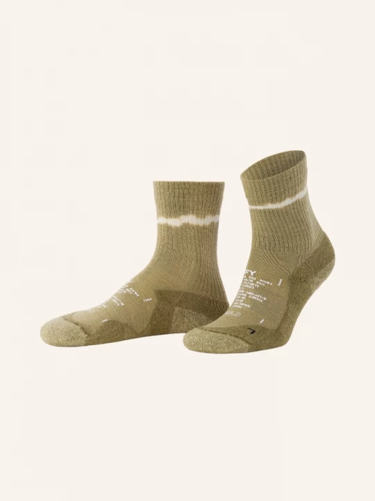 Obrázek produktu Satisfy Běžecké Ponožky Merino Nylon Tube S Merino Vlnou olivová / khaki / bílá