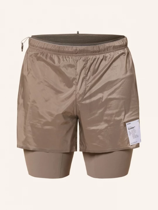 Obrázek produktu Satisfy Běžecké Šortky 2 V 1 Techsilk™ 8" béžová
