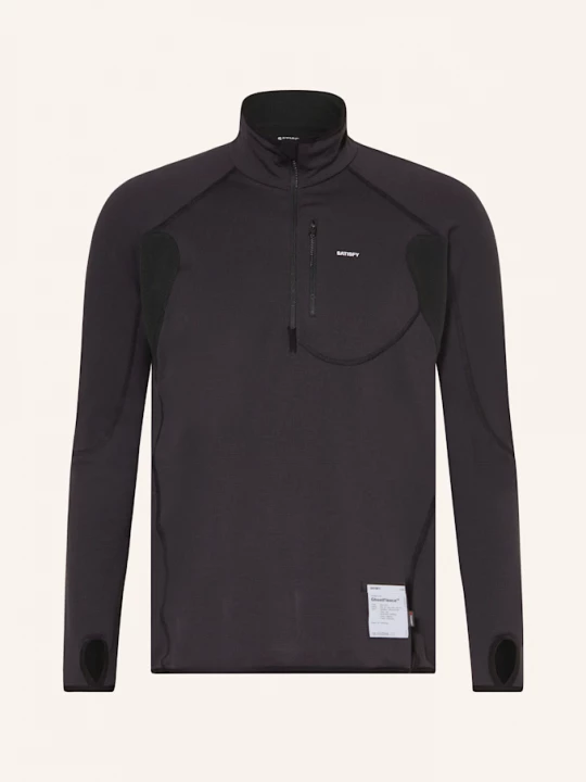 Obrázek produktu Satisfy Běžecké Tričko Ghostfleece™ Half Zip černá