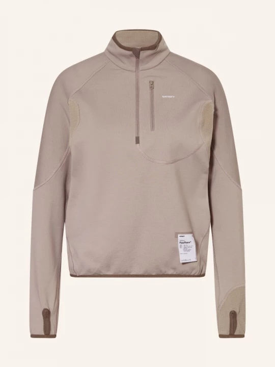 Obrázek produktu Satisfy Běžecké Tričko Ghostfleece™ Half Zipp šedá