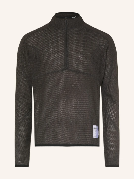 Obrázek produktu Satisfy Fleecový Svetr S Kapucí Fuzzfleece™ Ad tmavě hnědá