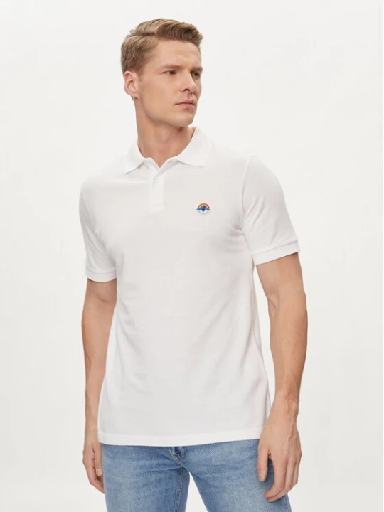 Obrázek produktu Save The Duck Polokošile Ovidio DR1213M-BATE18 Bílá Regular Fit