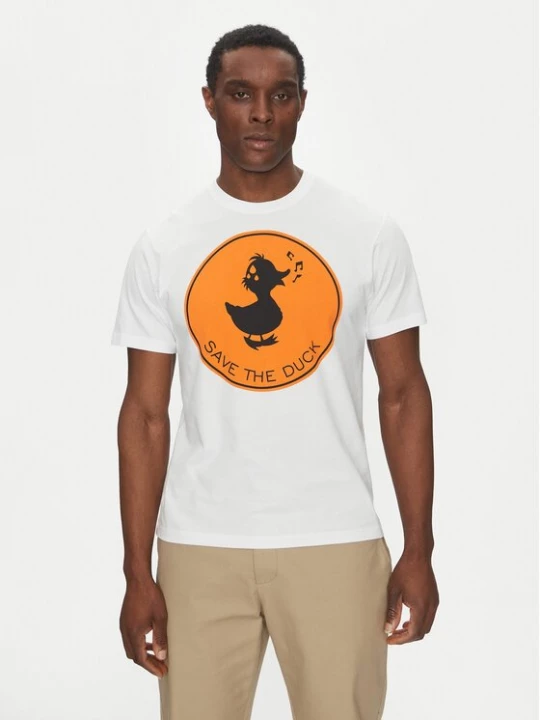 Obrázek produktu Save The Duck T-Shirt DT0825M BESY20 Bílá Regular Fit